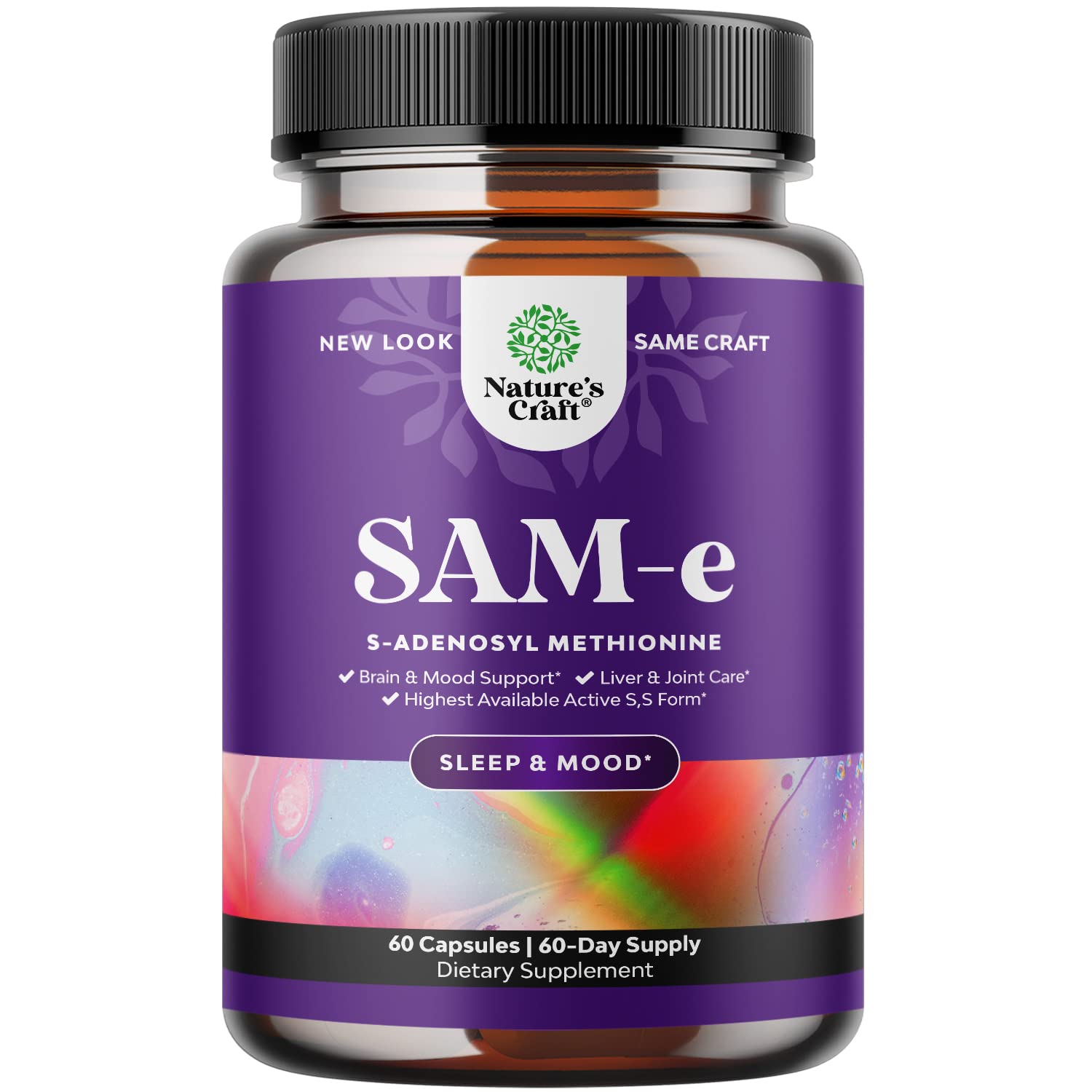 Foto 1 | Suplemento Natures Craft Sam-E 200 mg para Mejorar Estado de Ánimo 60 Porciones - Venta Internacional