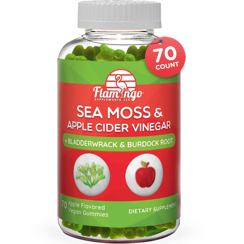 Foto 2 pulgar | Suplementos Sea Moss Gummies Flamingo con Vinagre de Sidra de Manzana - Venta Internacional