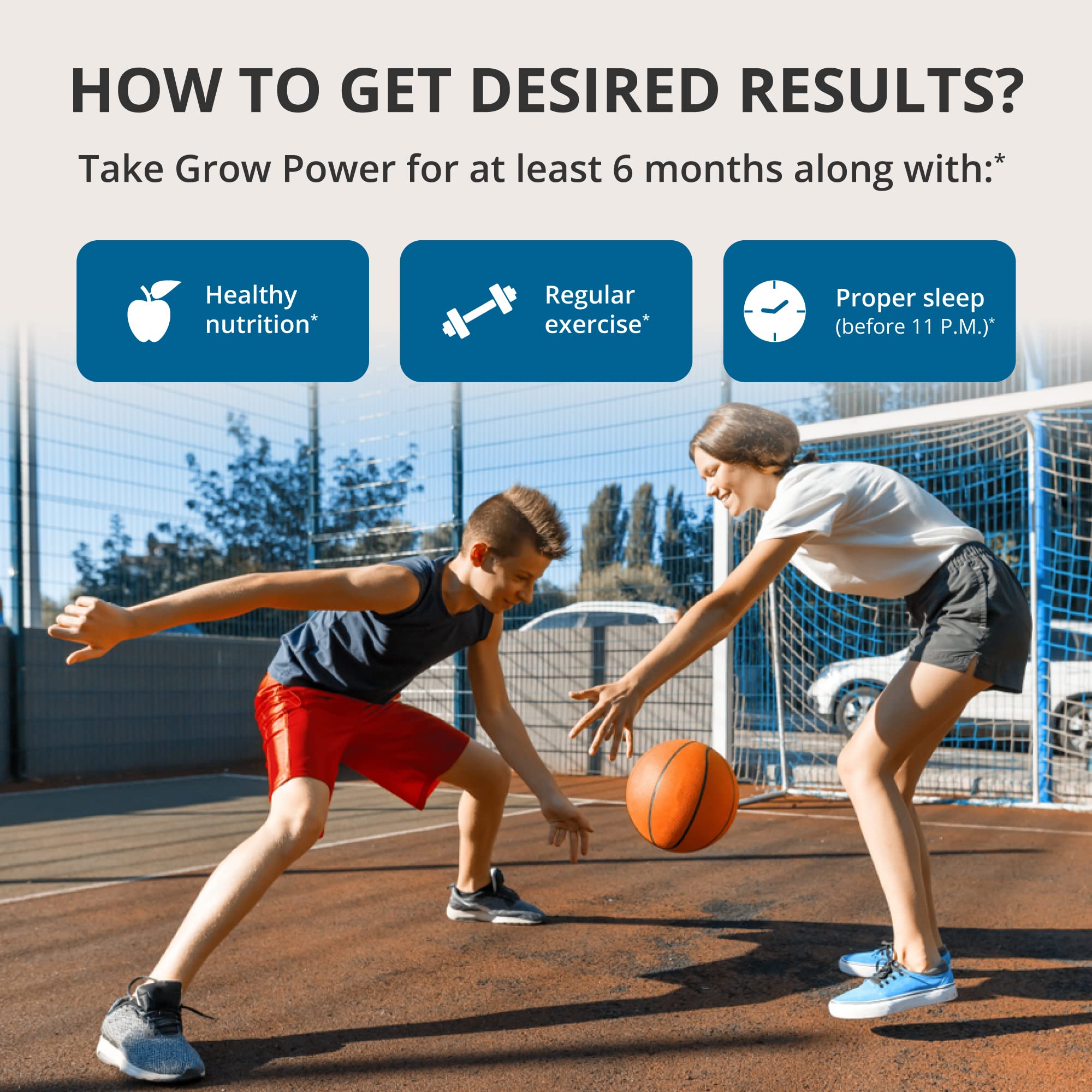 Foto 6 | Suplemento de Altura Nubest Grow Power con Calcio y Vitamina D3 - Venta Internacional