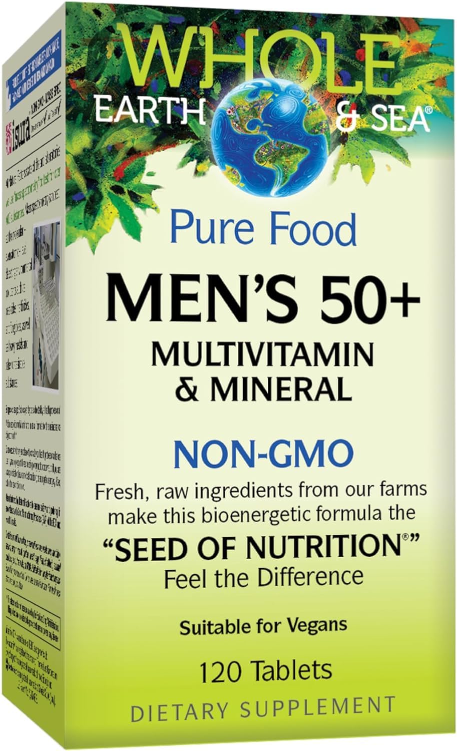 Foto 1 | Multivitaminas y Minerales Naturales Factors 120 Tabletas para Hombres de Más de 50 - Venta Internacional