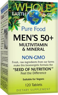 Foto 1 | Multivitaminas y Minerales Naturales Factors 120 Tabletas para Hombres de Más de 50 - Venta Internacional