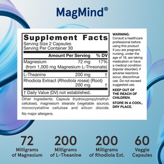 Foto 4 | Suplemento Magmind Stress Resistance De Jarrow Formulas, 60 Cápsulas - Venta Internacional.