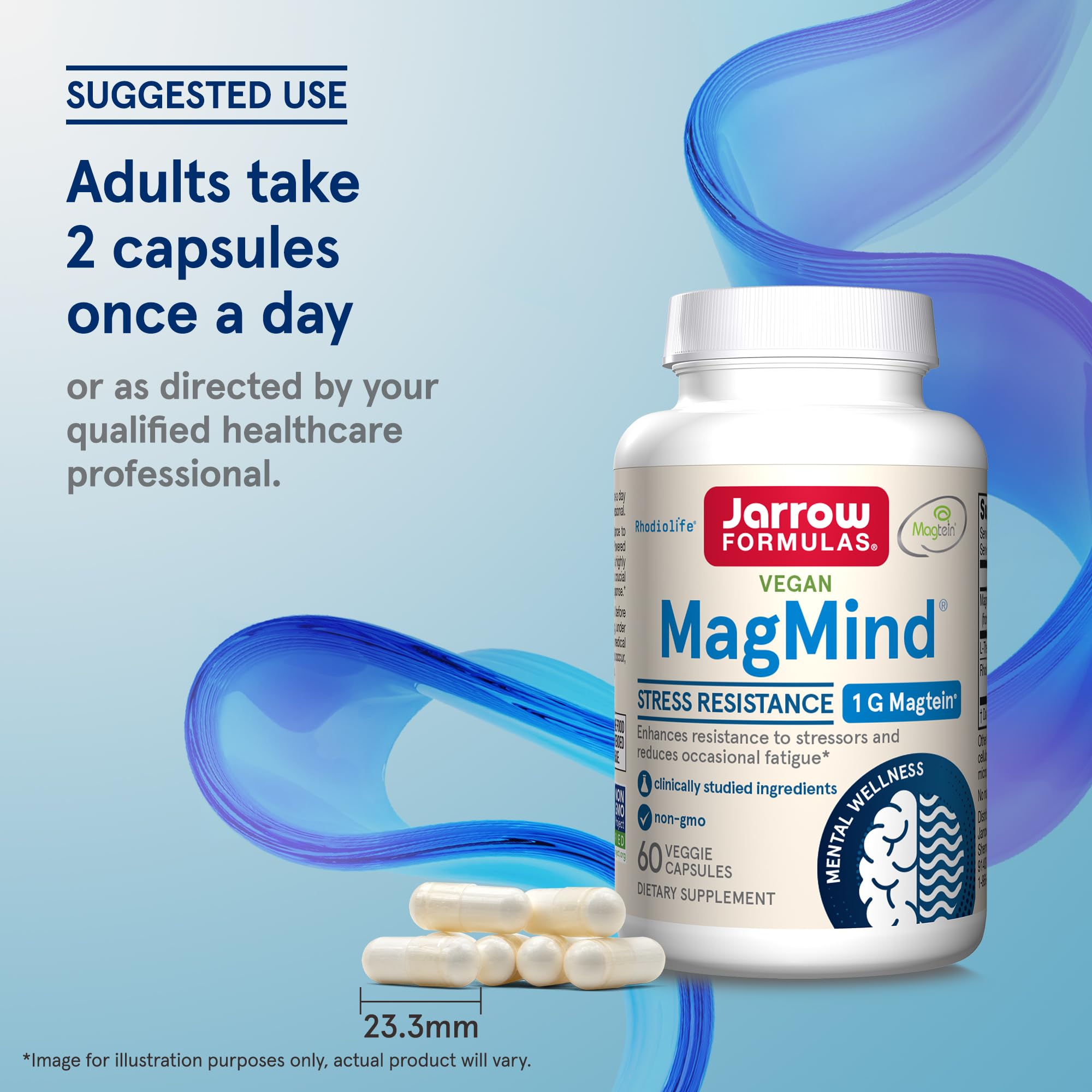 Foto 6 pulgar | Suplemento Magmind Stress Resistance De Jarrow Formulas, 60 Cápsulas - Venta Internacional.