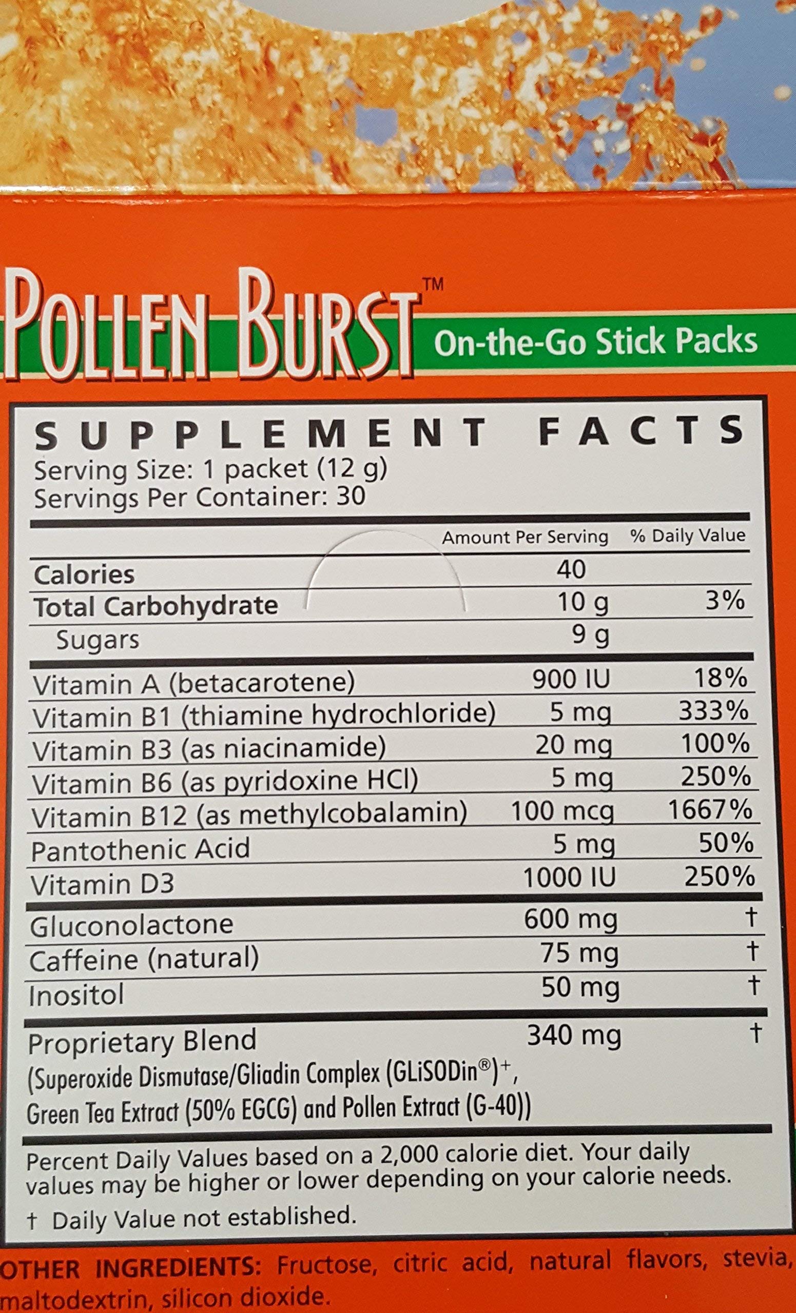 Foto 3 | Suplemento Energético Youngevity Projoba Pollen Burst 30 Barras - Venta Internacional