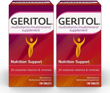 Foto 1 | Suplemento Geritol Multivitamínico 2 Piezas de 100 Tabletas-Venta Internacional