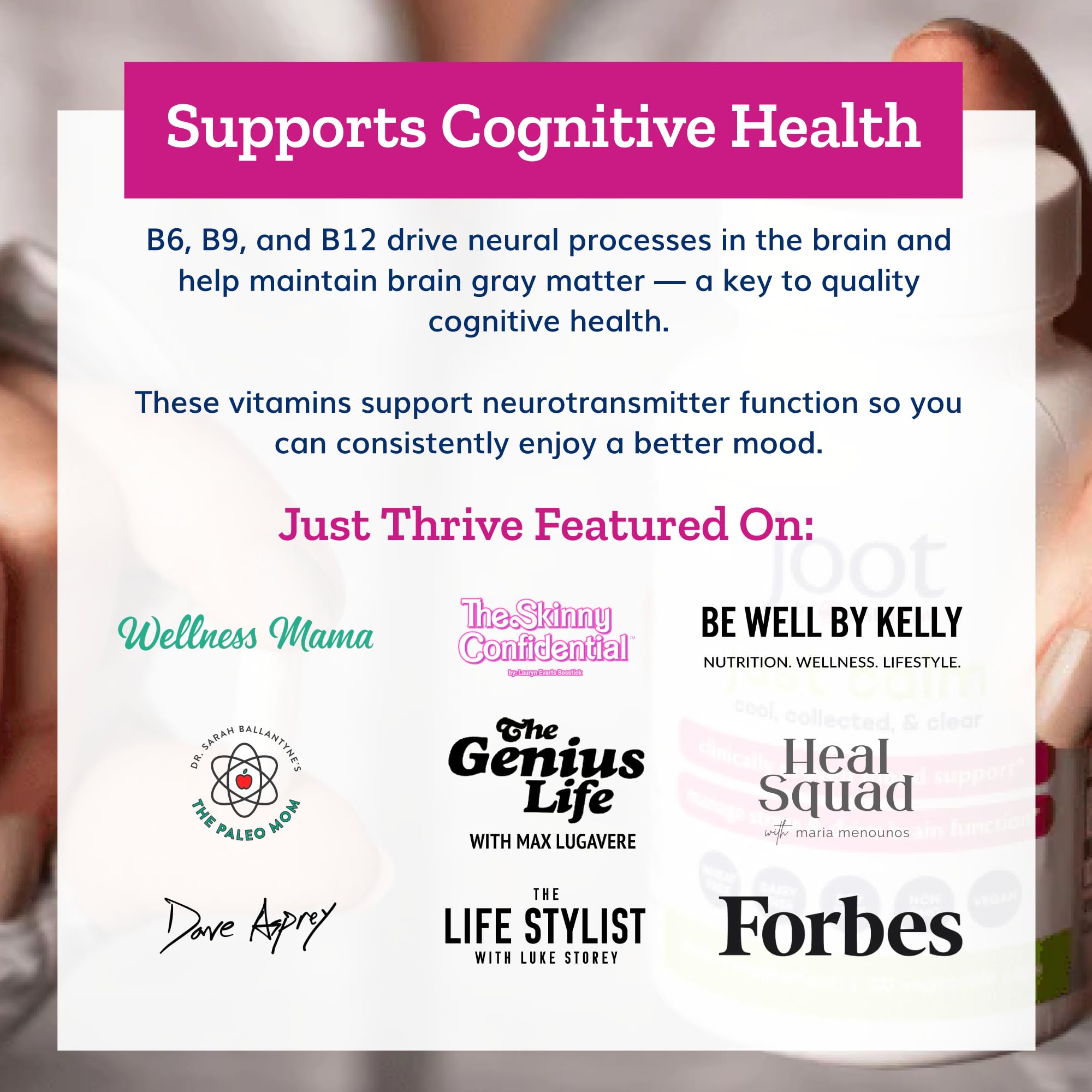 Foto 6 pulgar | Suplemento Just Thrive Just Calm Cortisol Manager 30 Cápsulas - Venta Internacional.