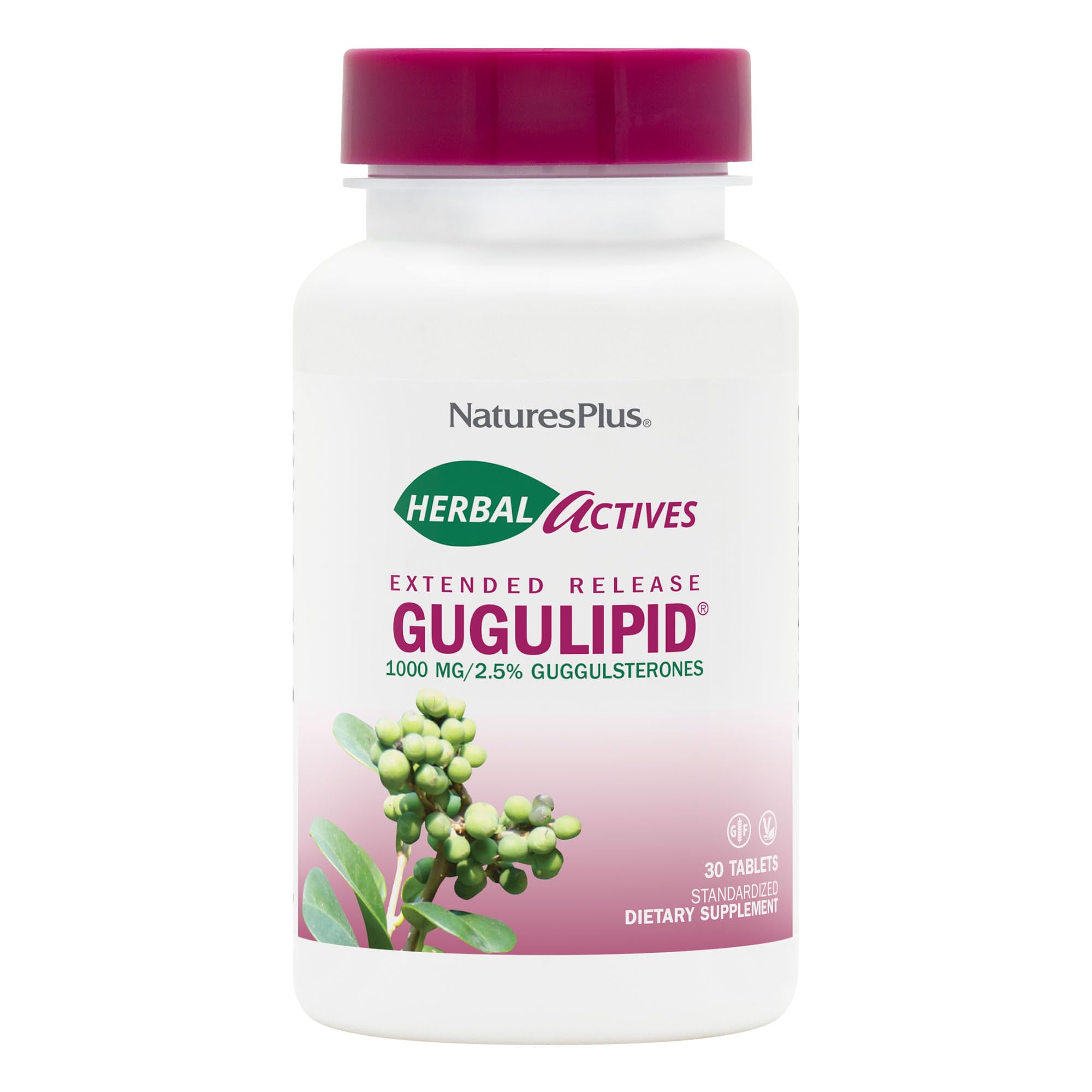 Foto 2 pulgar | Suplemento Natures Plus Herbal Actives Gugulipid 1000 Mg - Venta Internacional.