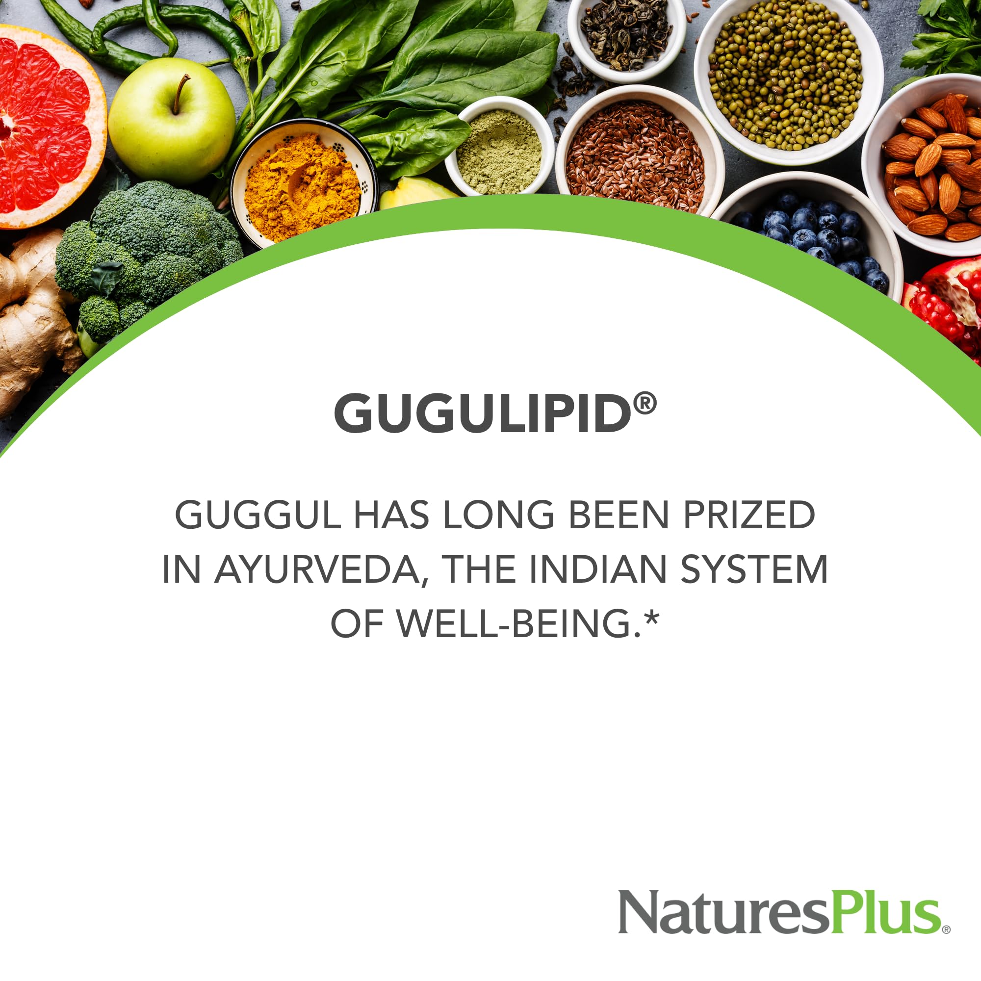 Foto 4 pulgar | Suplemento Natures Plus Herbal Actives Gugulipid 1000 Mg - Venta Internacional.