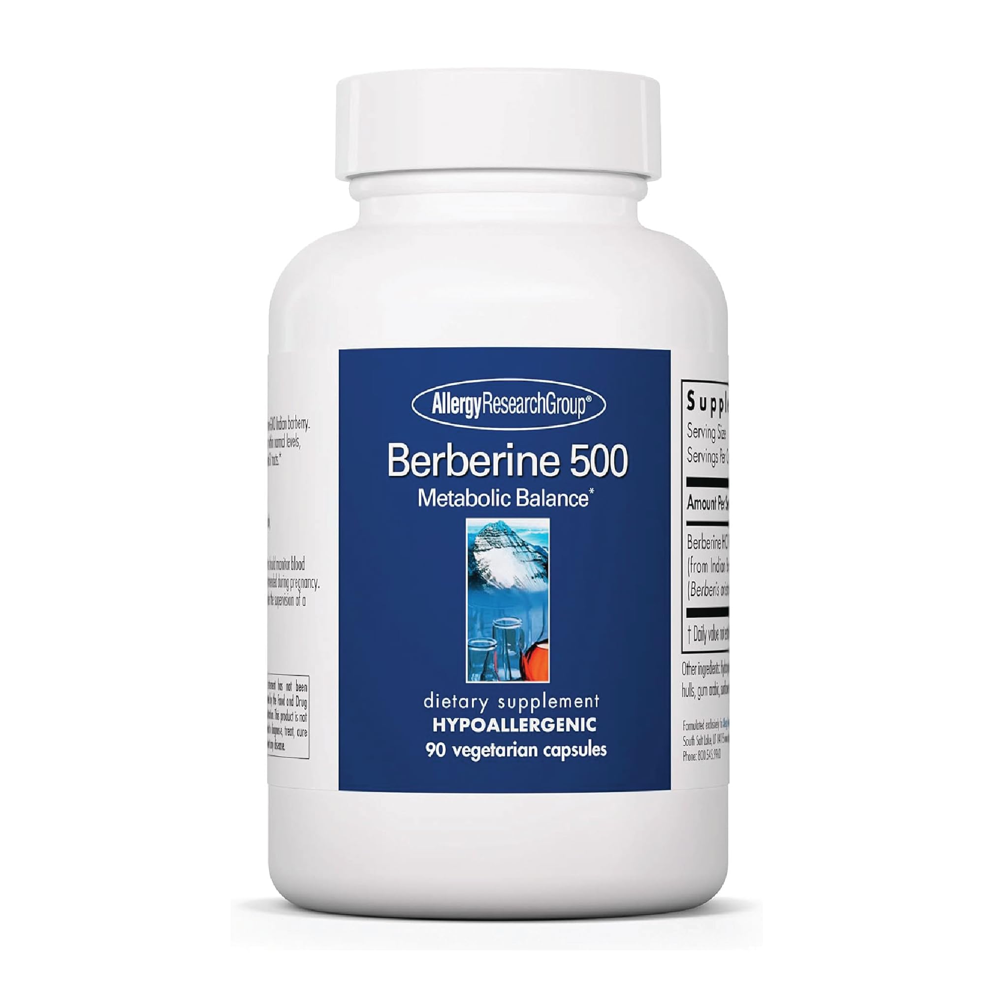 Foto 1 | Suplemento de Berberina Allergy Research Group 500 mg 90 Cápsulas - Venta Internacional