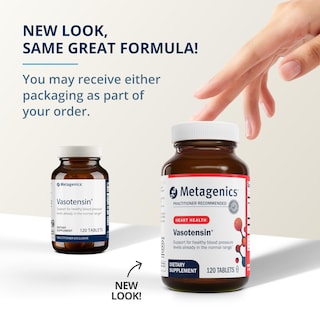 Foto 3 | Suplemento Metagenics Vasotensin para la Presión Arterial 120 Comprimidos - Venta Internacional