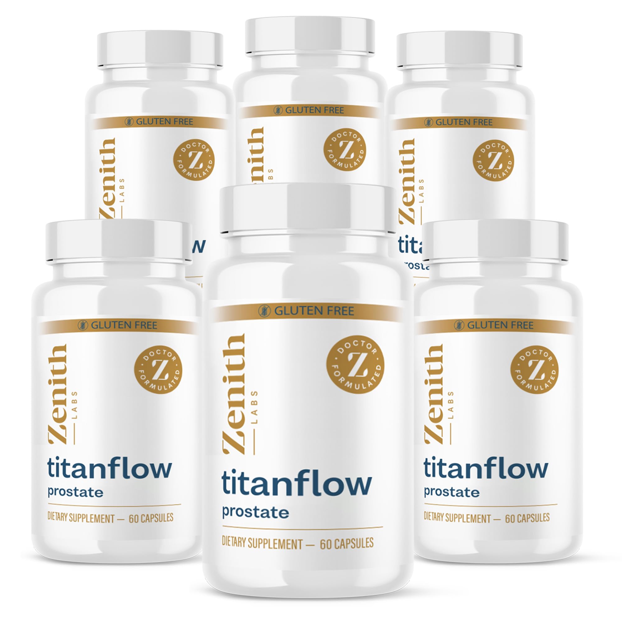 Suplementos Prostáticos Zenith Labs Titanflow Paquete De 6 - Venta Internacional