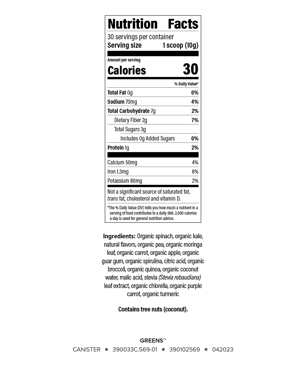 Foto 3 pulgar | Suplemento Isagenix Greens Bote De 300 Ml Sabor A Fruta 300 G - Venta Internacional