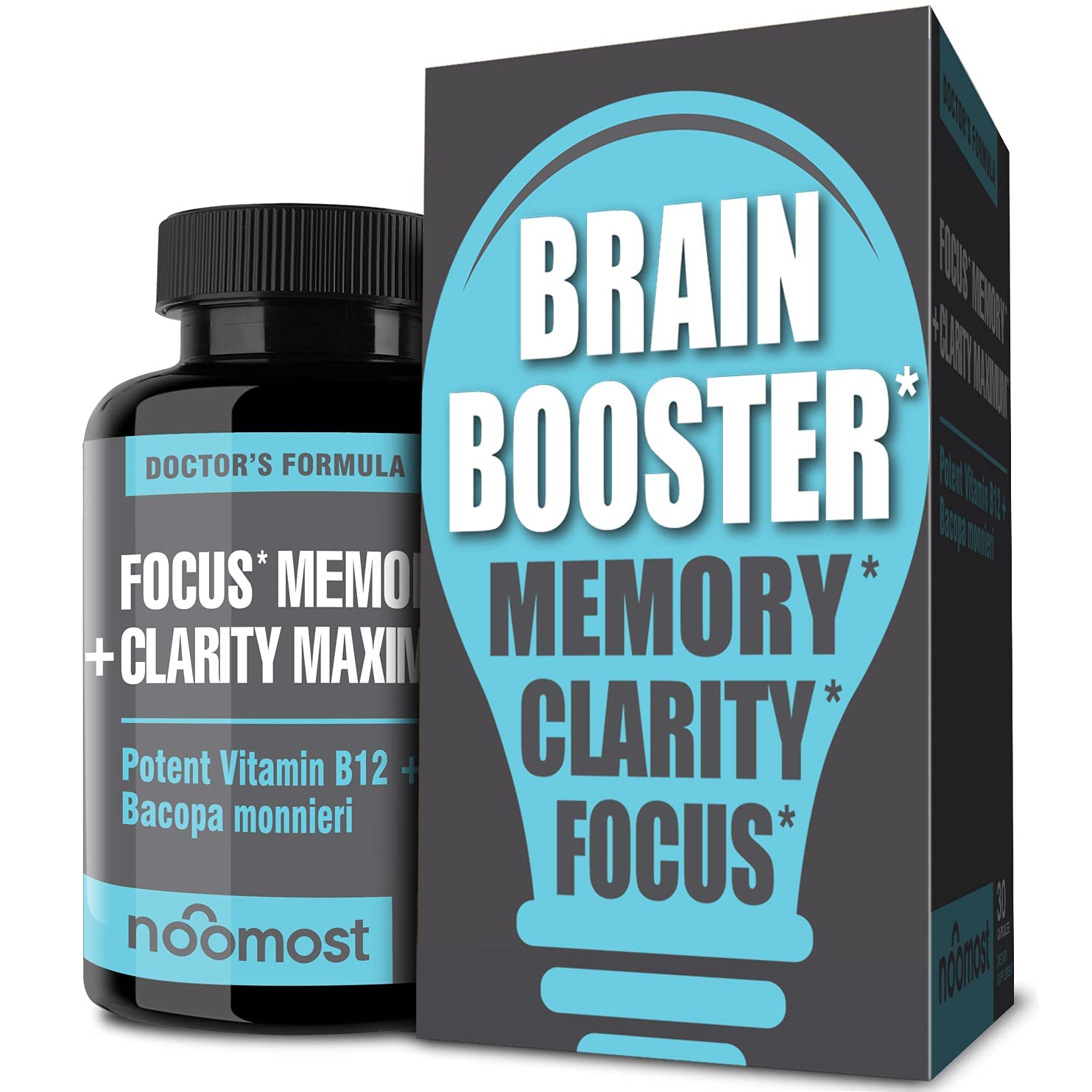 Suplemento Cerebral Noomost Para Concentración, Memoria, Claridad Y Energía - Venta Internacional.