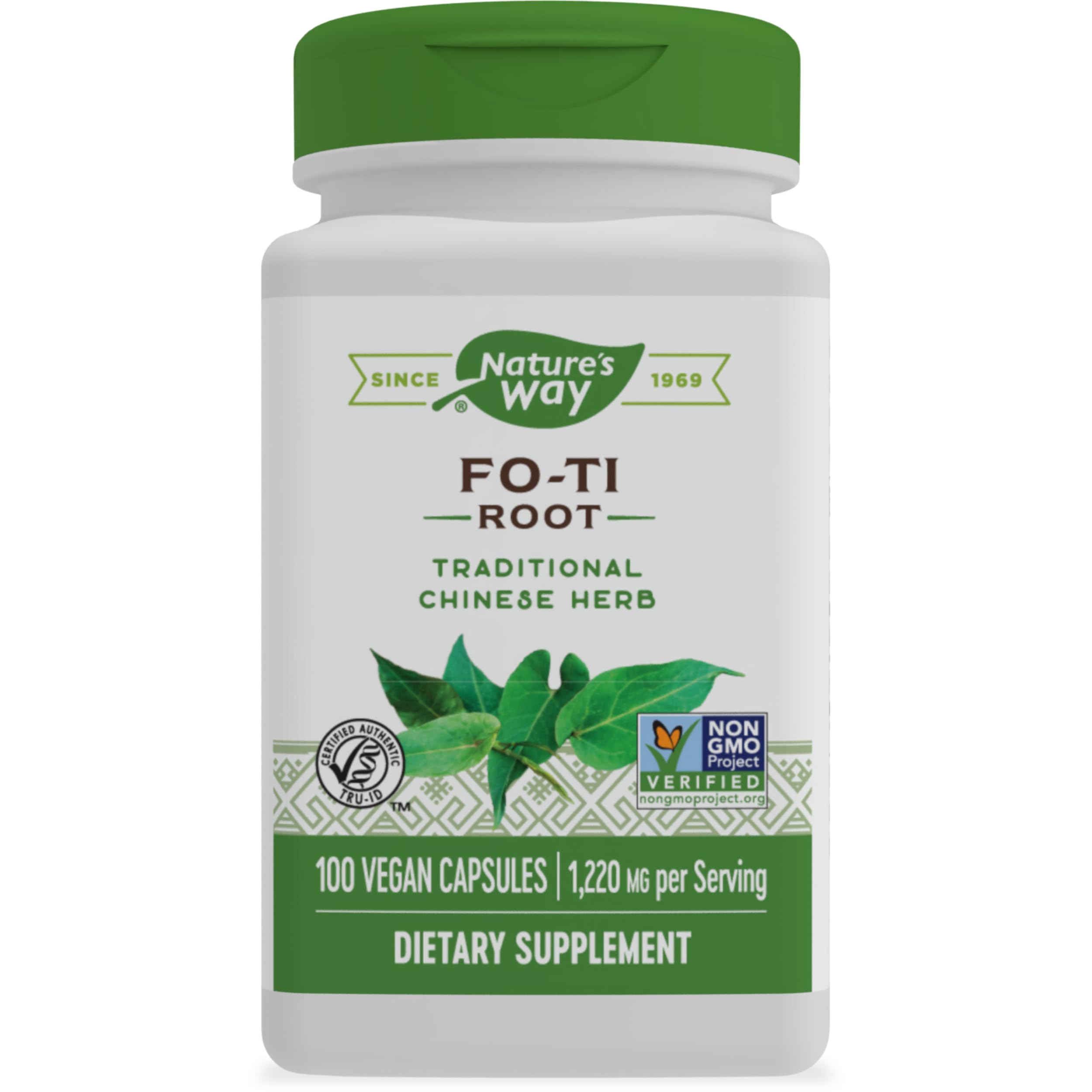Foto 2 pulgar | Suplemento Nature's Way Fo-ti Root 1220 Mg 100 Cápsulas - Venta Internacional