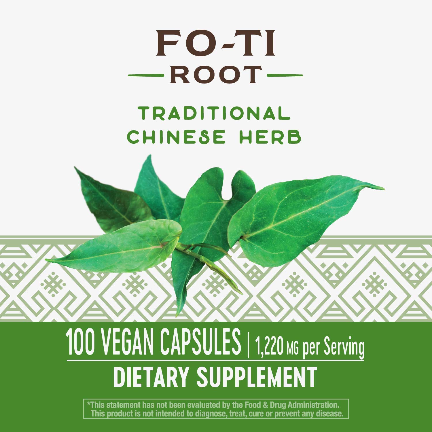 Foto 2 | Suplemento Nature's Way Fo-ti Root 1220 Mg 100 Cápsulas - Venta Internacional