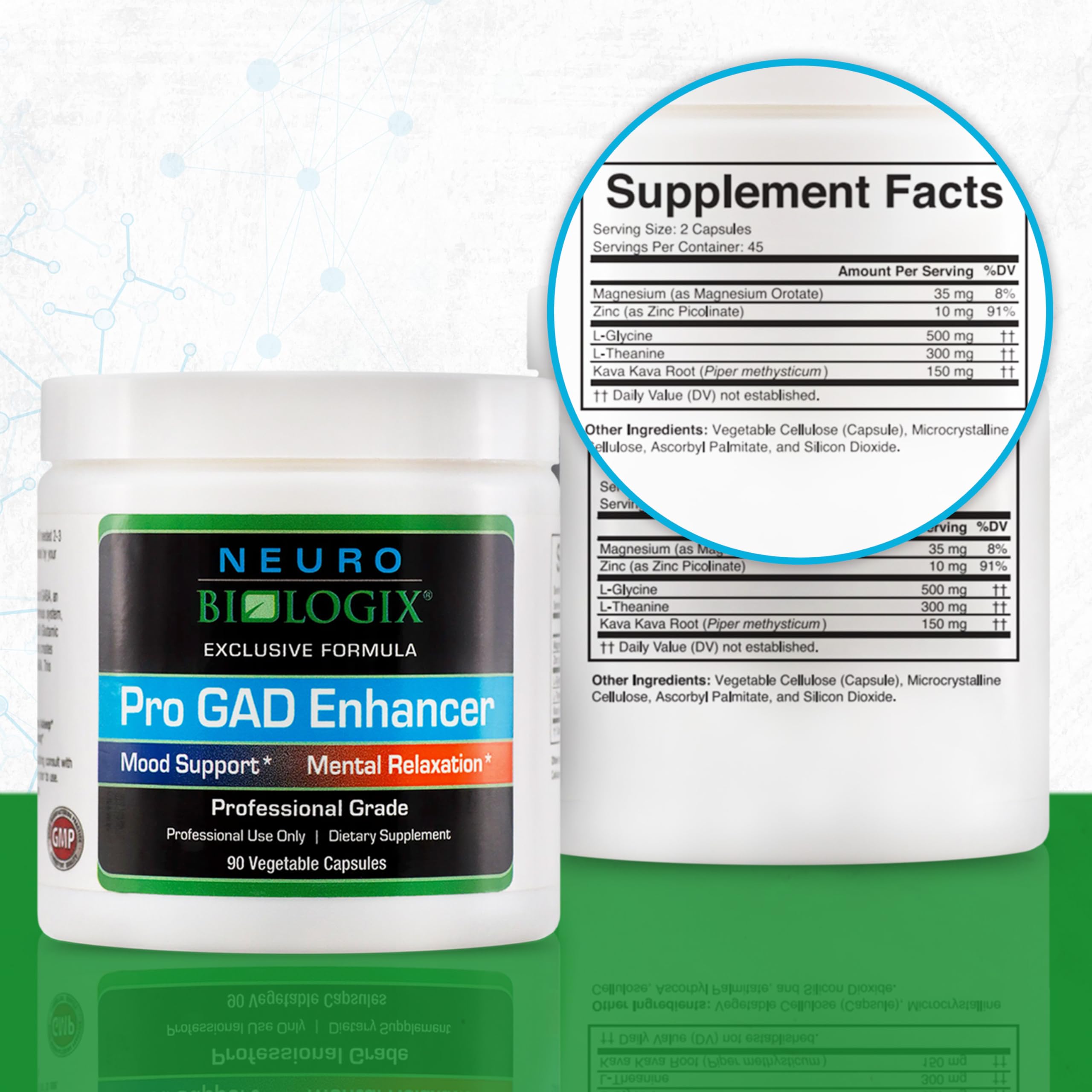 Foto 5 pulgar | Suplemento Neurobiologix Pro Gad Enhancer 90 Cápsulas - Venta Internacional