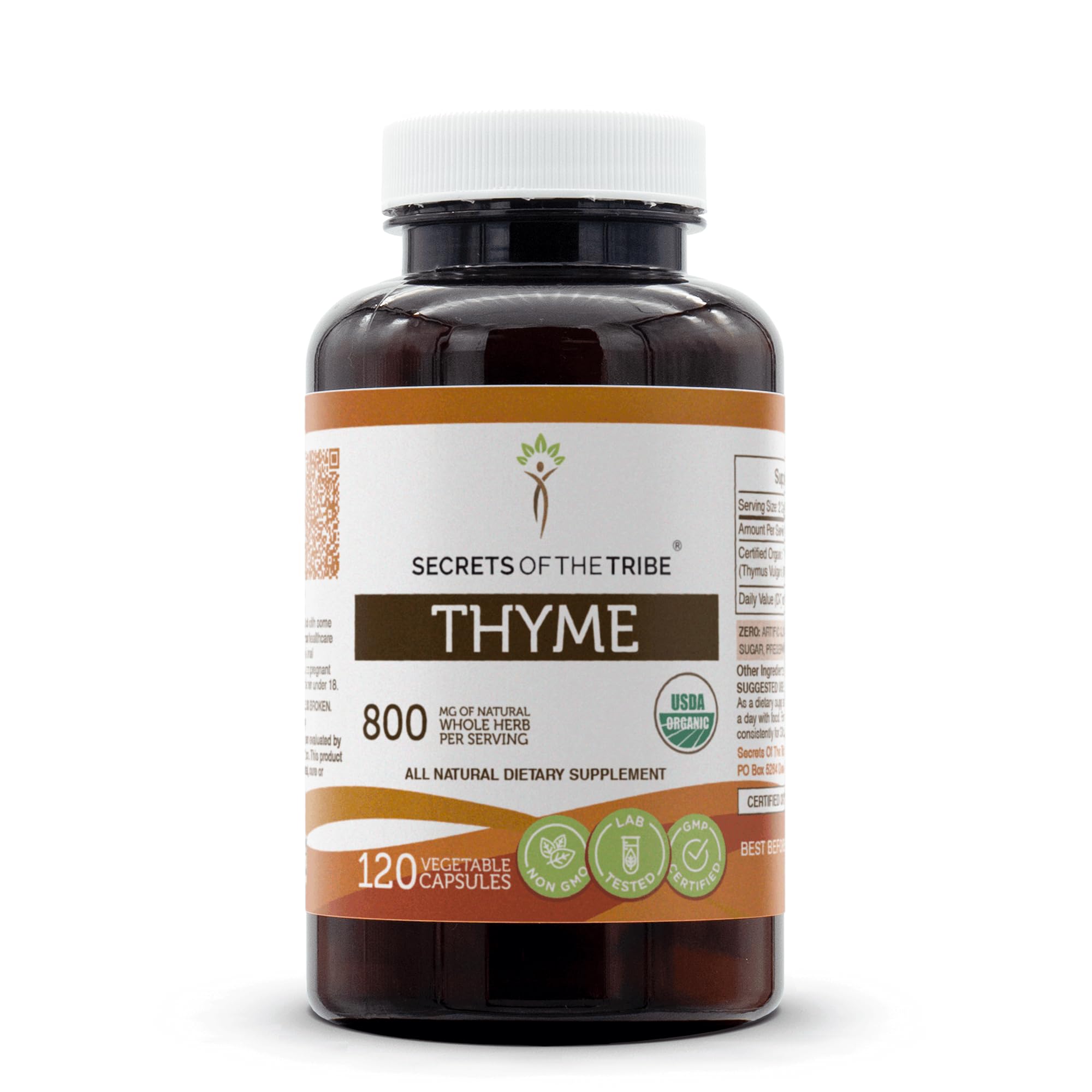 Foto 2 pulgar | Suplemento Secrets Of The Tribe Thyme 120 Cápsulas 800 Mg - Venta Internacional