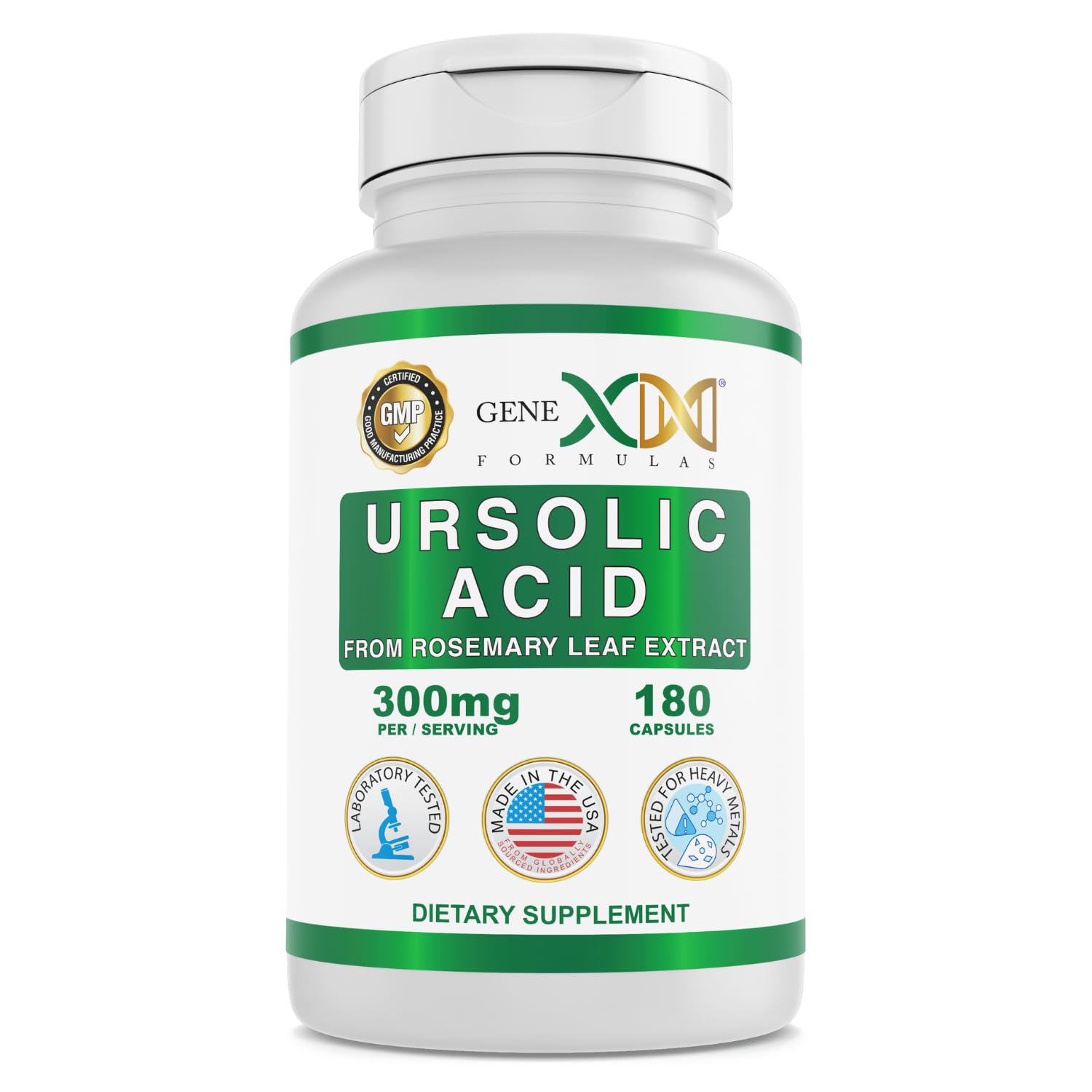 Foto 2 pulgar | Suplemento Genex Fórmulas de Ácido Ursólico 300 mg 180 Cápsulas - Venta Internacional