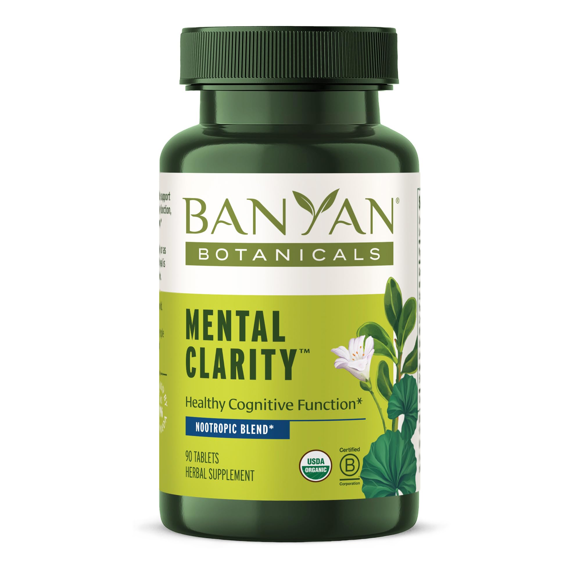 Foto 2 pulgar | Suplemento Banyan Botanicals Mental Clarity 90 Tabletas- Venta Internacional