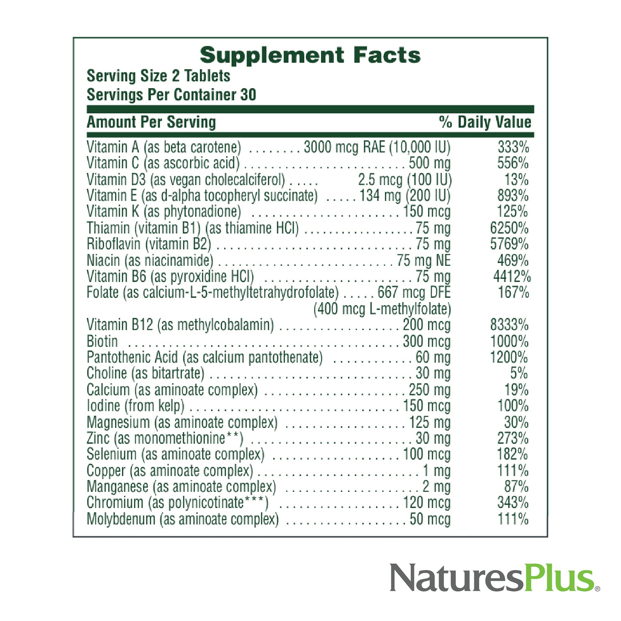 Foto 5 pulgar | Multivitamínico Supplement Natures Plus Source Of Life Para Hombres, 60 Tabletas - Venta Internacional.
