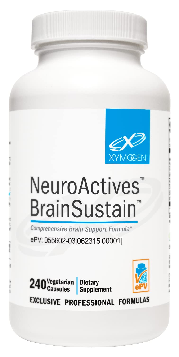 Foto 2 pulgar | Suplementos Xymogen Neuroactives Brainsustain 240 Cápsulas - Venta Internacional