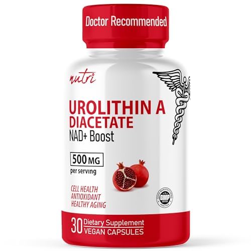 Foto 2 pulgar | Suplemento Nutri Urolithin a de Nature's Fusions 500 mg 30 Cápsulas - Venta Internacional