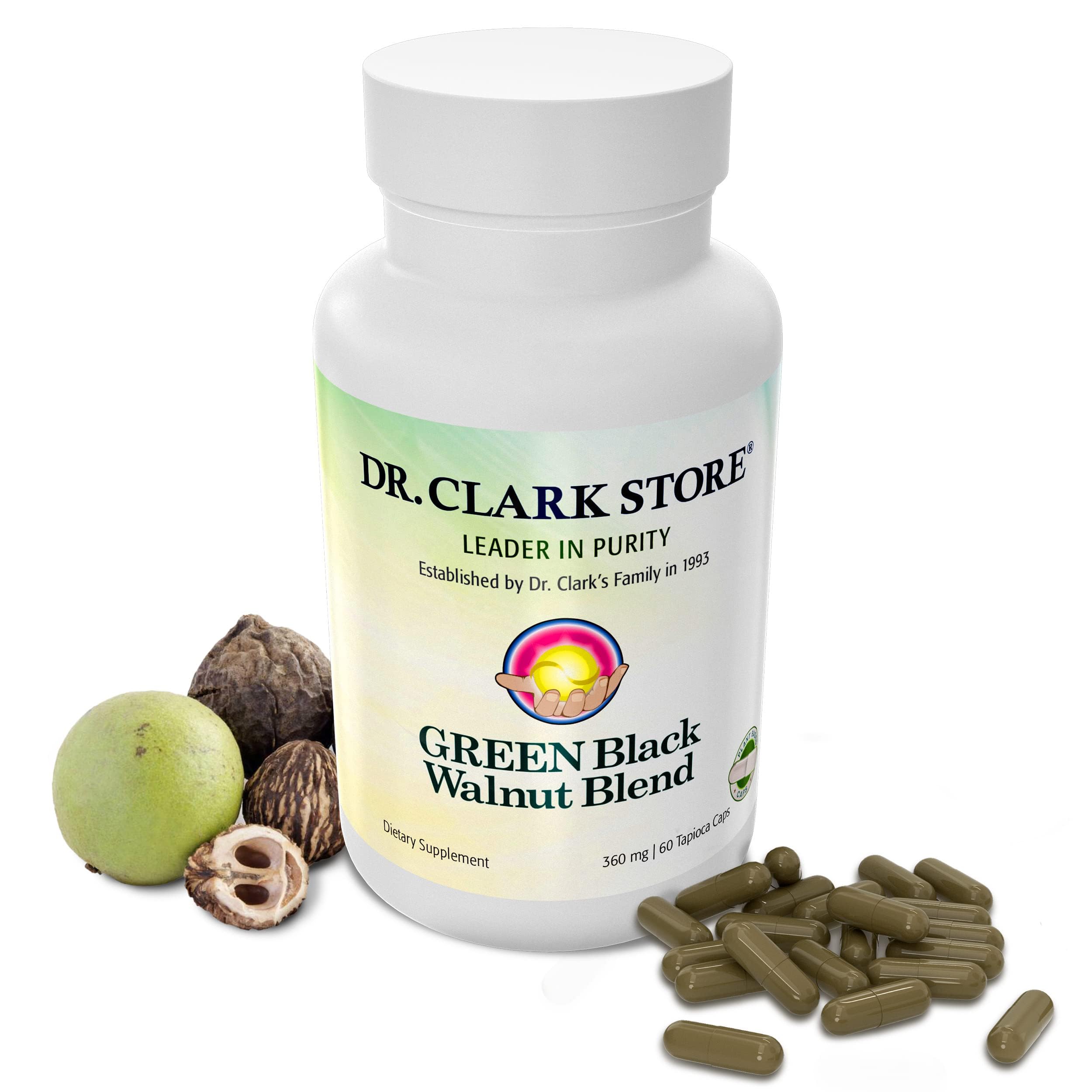 Suplemento Dietético Dr. Clark Green Black Walnut 360 Mg 60 Cápsulas - Venta Internacional