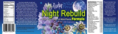 Foto 4 | Suplemento Wild Force Night Rebuild - Venta Internacional