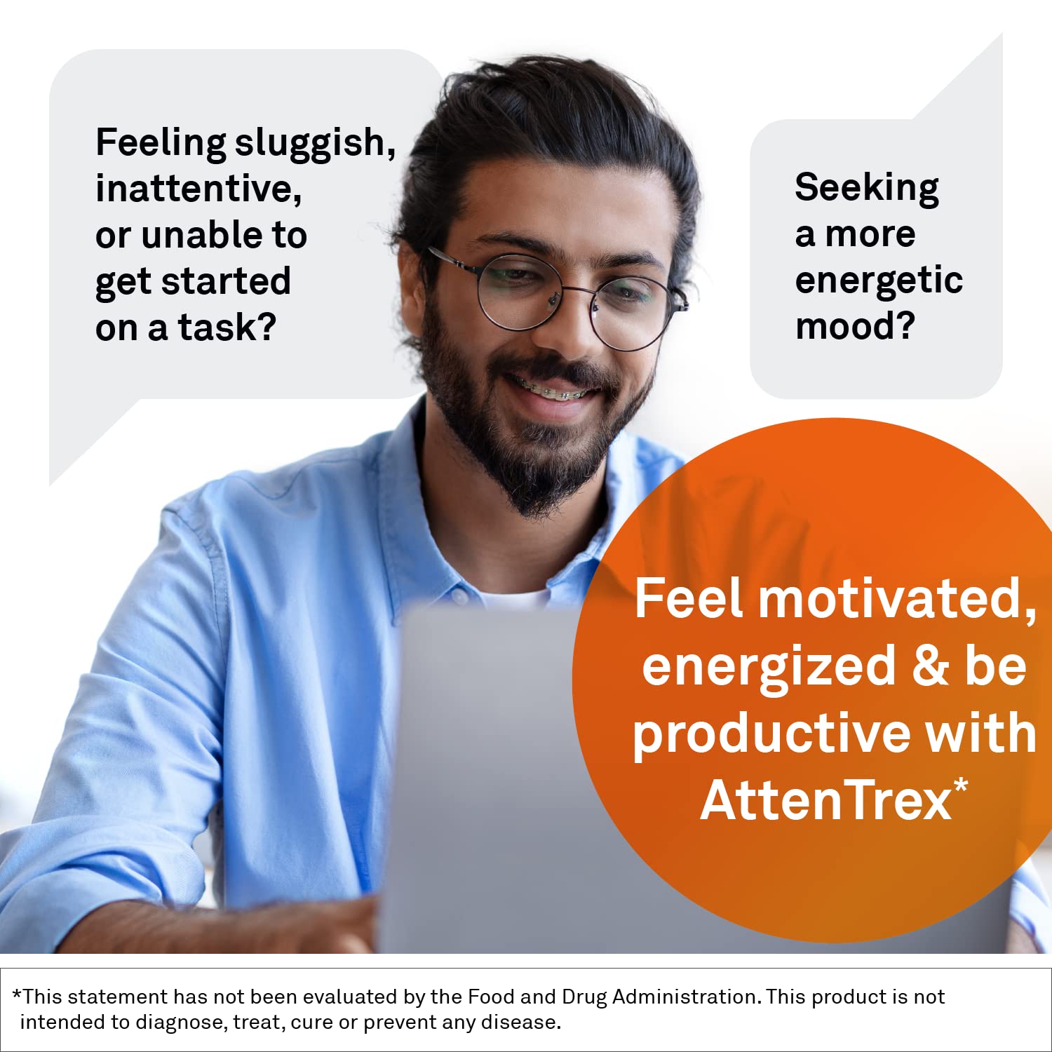 Foto 3 pulgar | Suplemento Neuroscience Attentrex Brain Energy & Focus - Venta Internacional