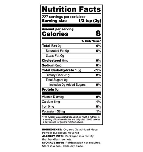 Foto 4 | Maca en Polvo Terrasoul Superfoods Orgánica Gelatinizada 2.27 Kg - Venta Internacional