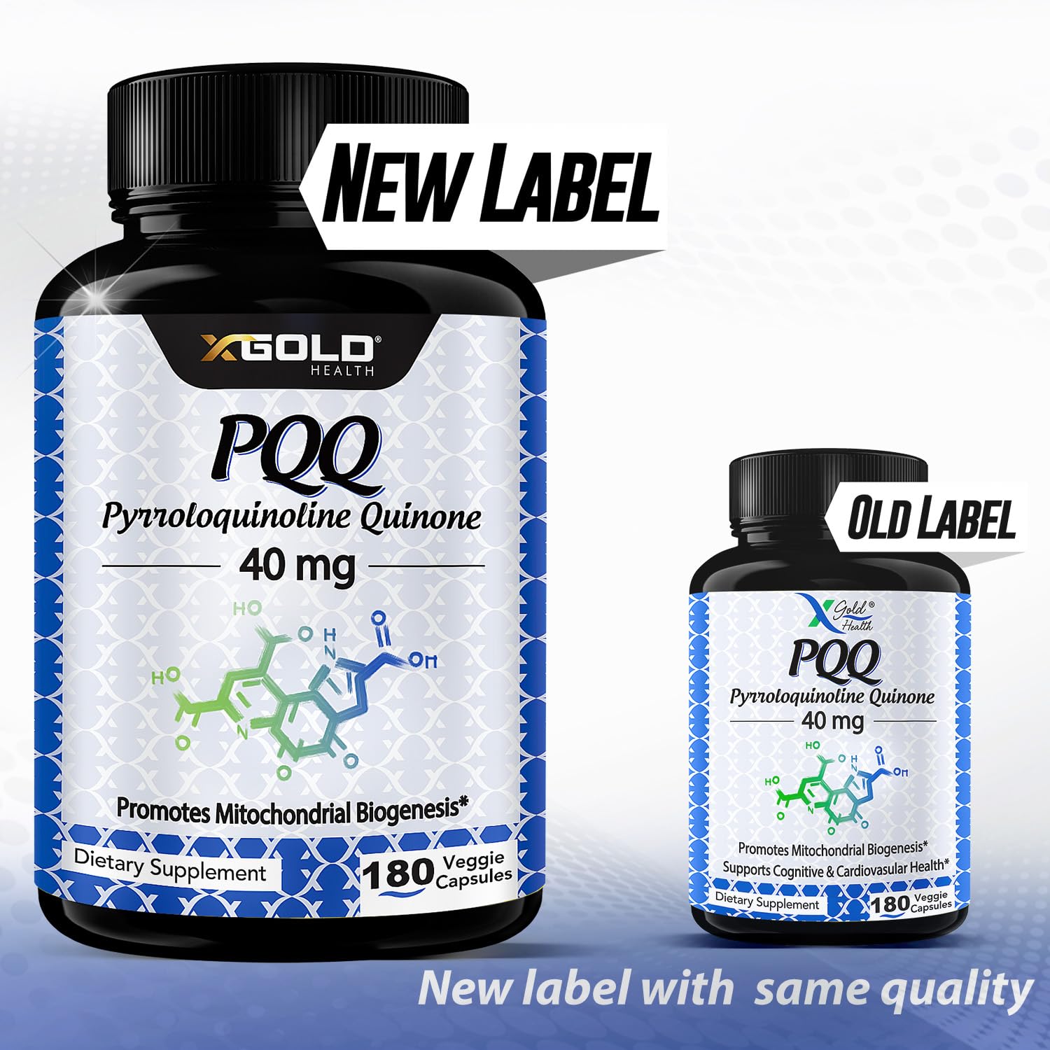 Foto 5 | Suplemento X Gold Health Pqq 40 Mg 180 Cápsulas Vegetarianas - Venta Internacional