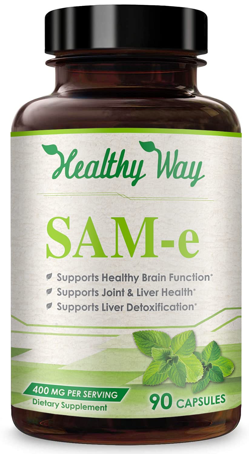 Foto 2 pulgar | Suplemento Healthywayrx Sam-e S-adenosil Metionina 400 Mg 90 Cápsulas - Venta Internacional.