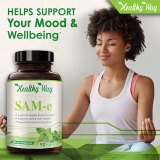 Foto 4 | Suplemento Healthywayrx Sam-e S-adenosil Metionina 400 Mg 90 Cápsulas - Venta Internacional.