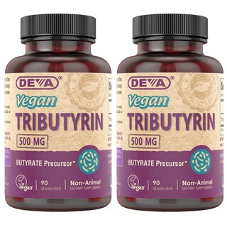 Foto 1 | Suplemento Deva Vegan Tributirina 500 Mg 90 Cápsulas Paquete de 2 - Venta Internacional