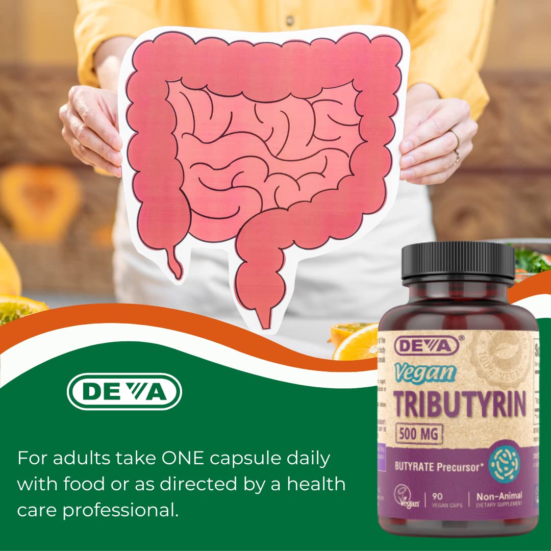 Foto 7 pulgar | Suplemento Deva Vegan Tributirina 500 Mg 90 Cápsulas Paquete de 2 - Venta Internacional