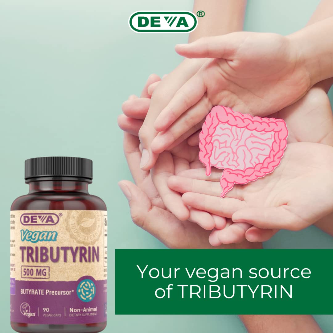 Foto 8 pulgar | Suplemento Deva Vegan Tributirina 500 Mg 90 Cápsulas Paquete de 2 - Venta Internacional