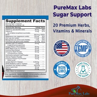 Foto 2 | Suplemento Yummyvite Sugar Support Con Canela Y Cromo 60 Cápsulas - Venta Internacional.