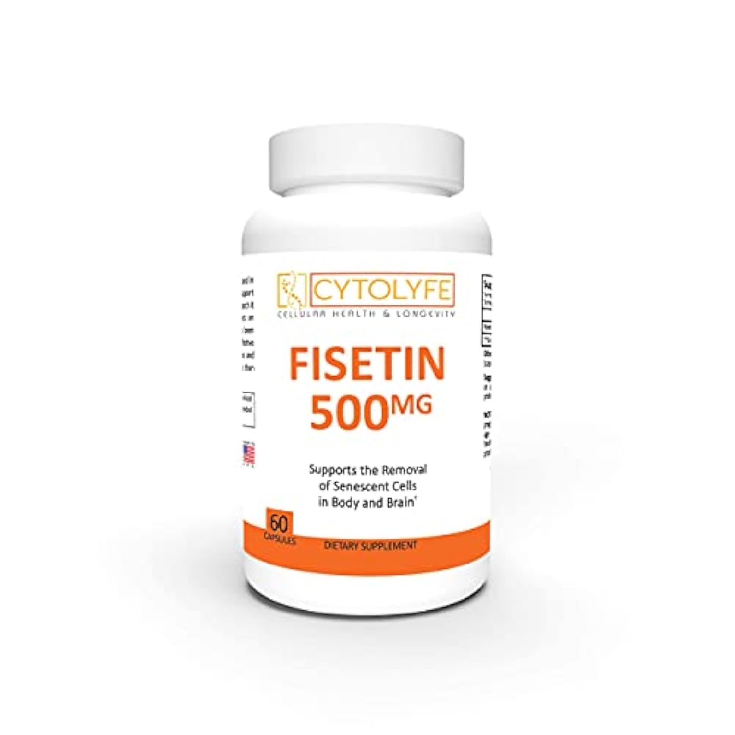 Foto 2 pulgar | Suplemento Cytolyfe Fisetin 500 Mg 98% Puro 60 Cápsulas - Venta Internacional