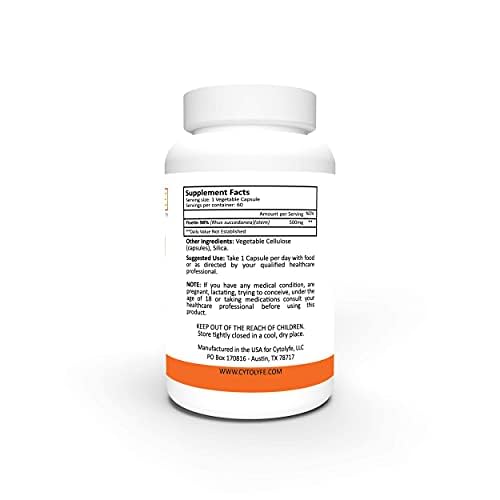 Foto 5 pulgar | Suplemento Cytolyfe Fisetin 500 Mg 98% Puro 60 Cápsulas - Venta Internacional