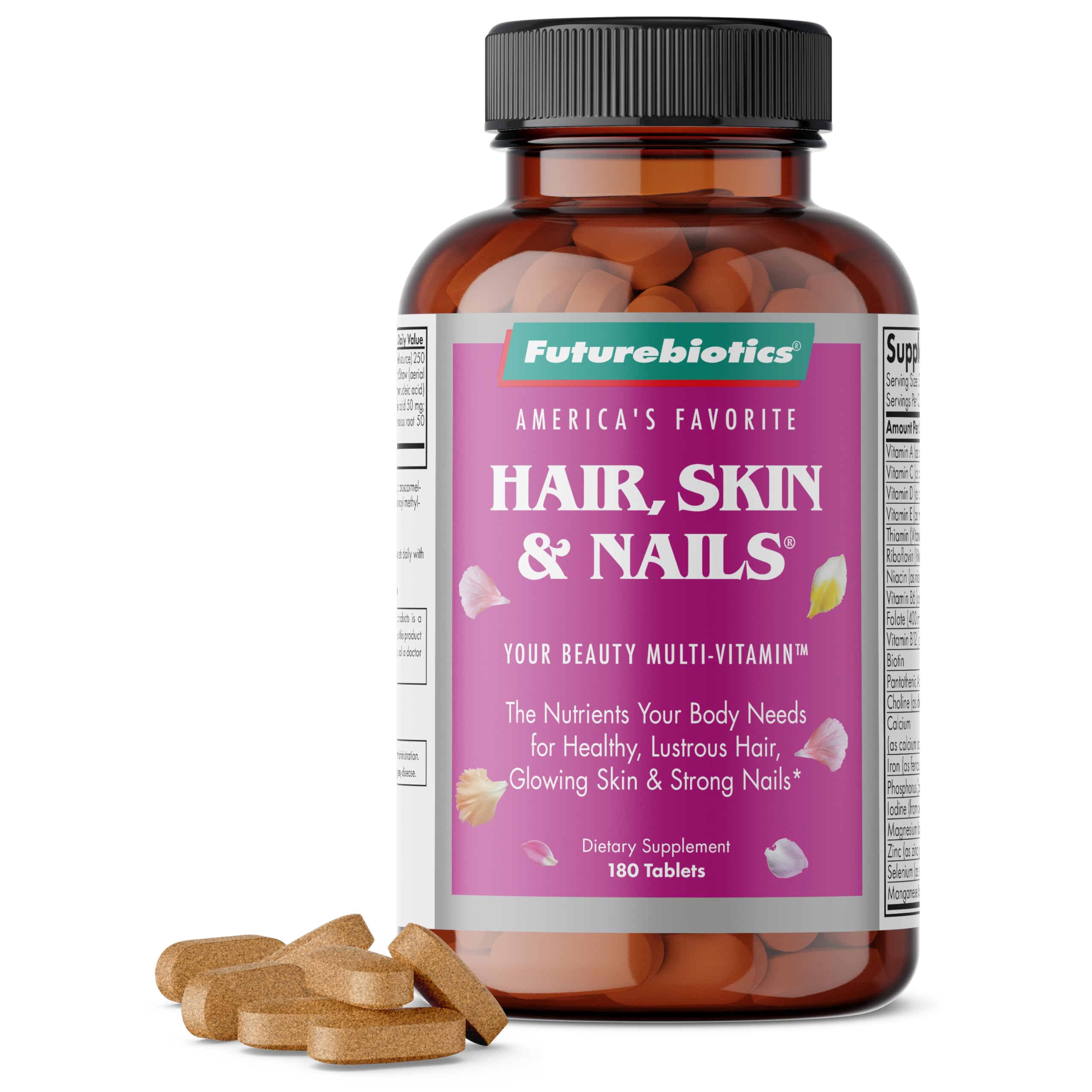Foto 2 pulgar | Suplemento Futurebiotics Para Cabello, Piel Y Uñas 180 Tabletas- Venta Internacional
