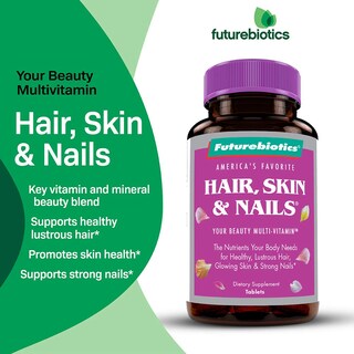 Foto 3 | Suplemento Futurebiotics Para Cabello, Piel Y Uñas 180 Tabletas- Venta Internacional