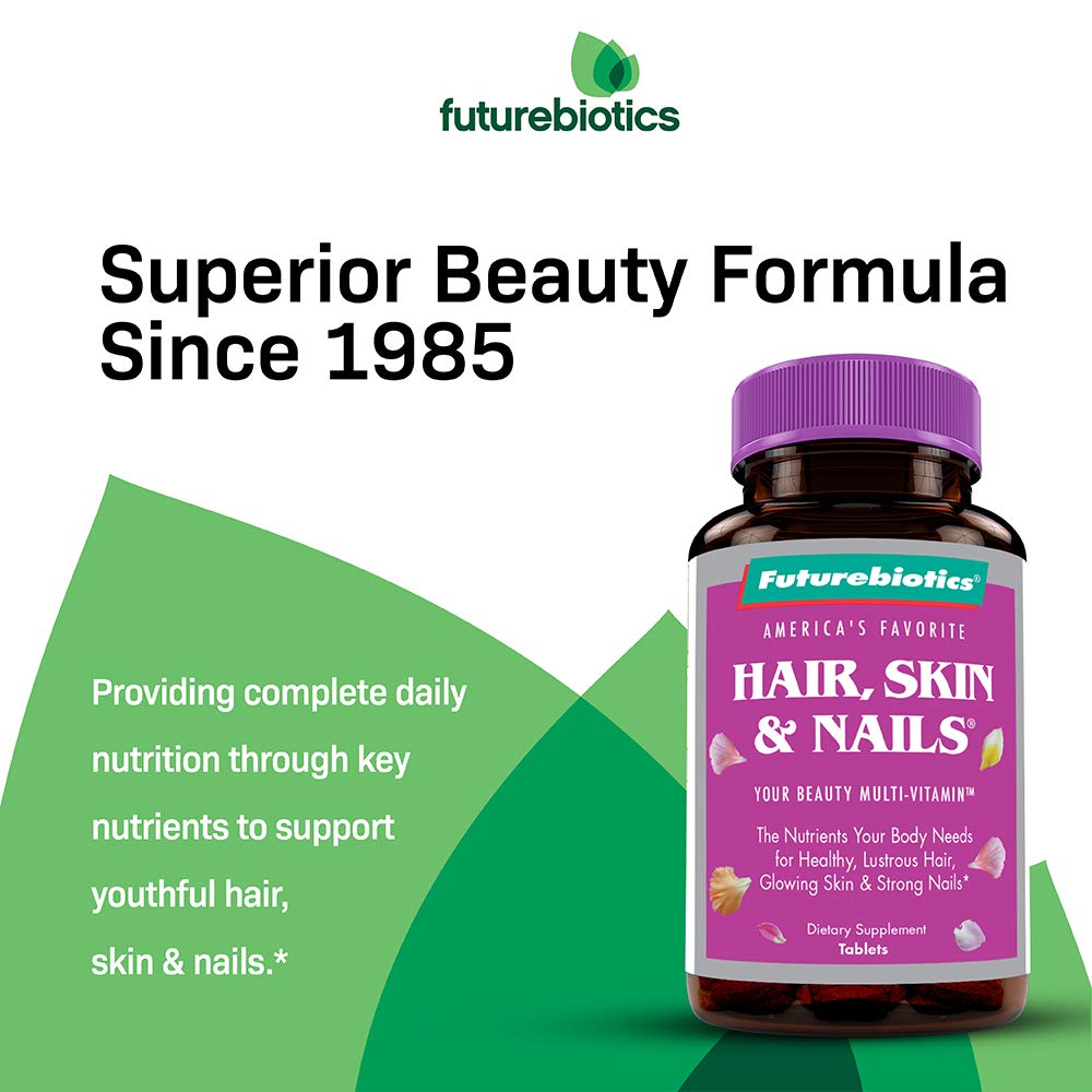 Foto 5 pulgar | Suplemento Futurebiotics Para Cabello, Piel Y Uñas 180 Tabletas- Venta Internacional