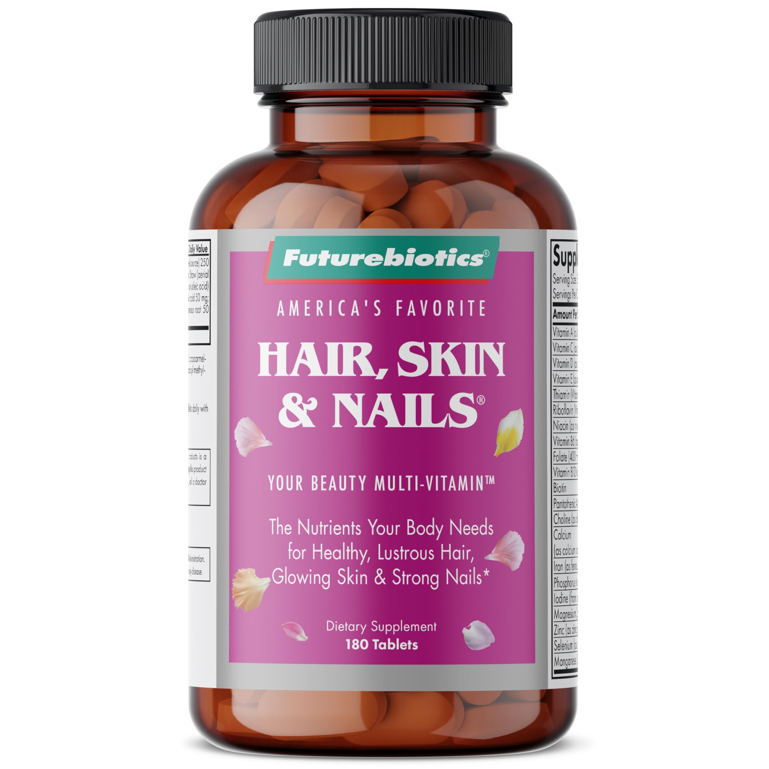 Foto 6 pulgar | Suplemento Futurebiotics Para Cabello, Piel Y Uñas 180 Tabletas- Venta Internacional