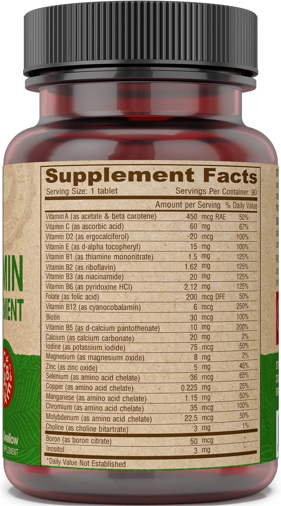 Foto 5 pulgar | Suplemento Multivitamínico Deva Tiny Tablets Vegan 90 Comprimidos - Venta Internacional.