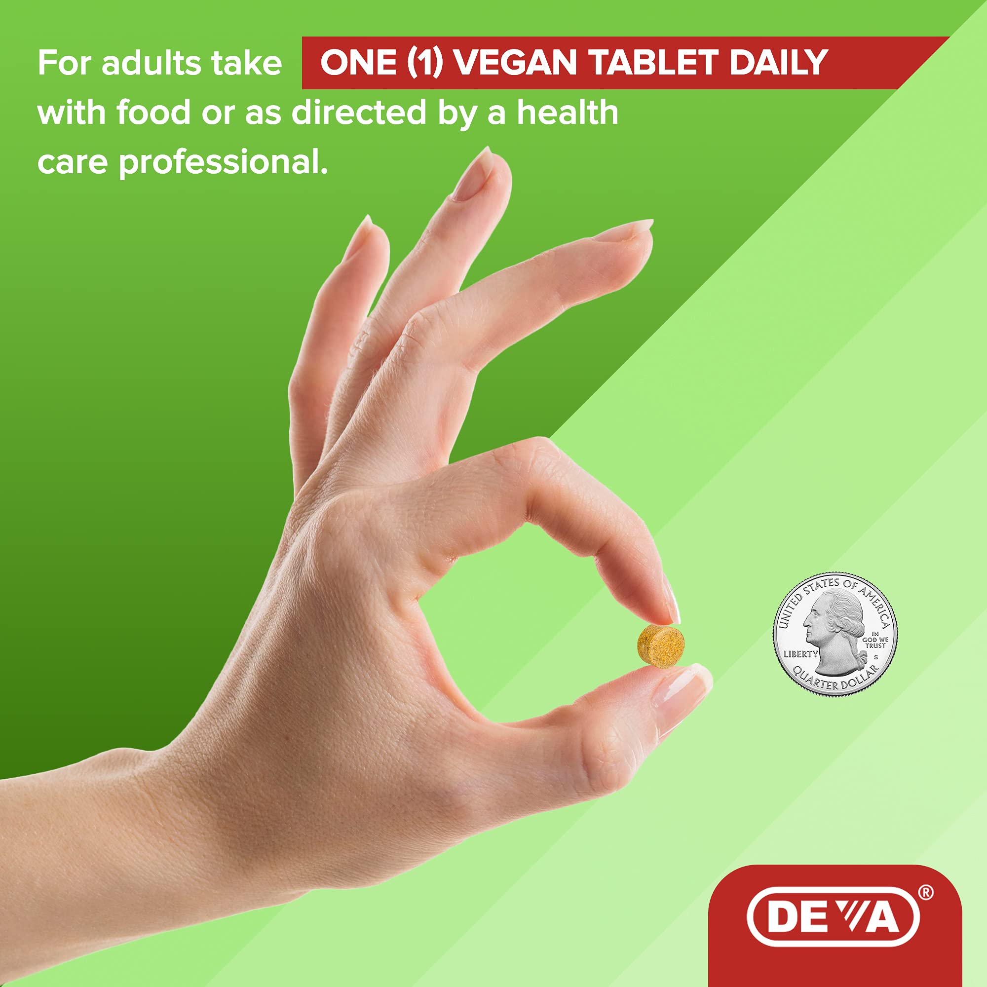 Foto 5 | Suplemento Multivitamínico Deva Tiny Tablets Vegan 90 Comprimidos - Venta Internacional.