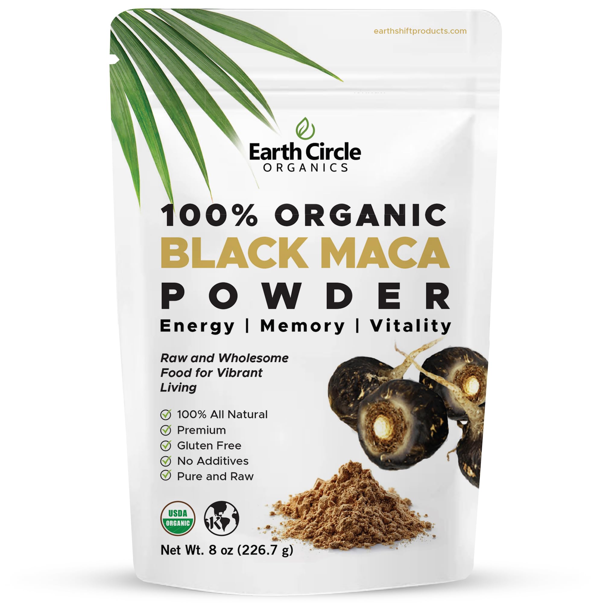 Foto 2 pulgar | Suplemento Earth Circle Organics en Polvo Raíz de Maca Negra - Venta Internacional