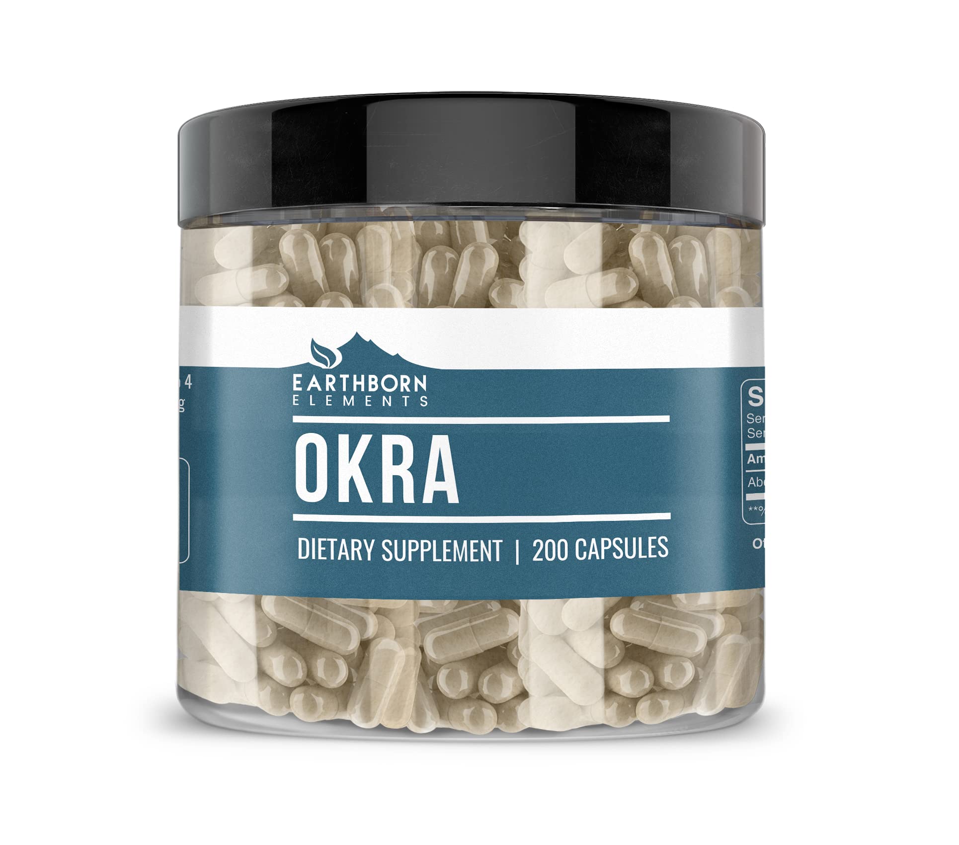 Foto 1 | Suplemento Dietético Earthborn Elements Extracto de Okra 200 Cápsulas - Venta Internacional