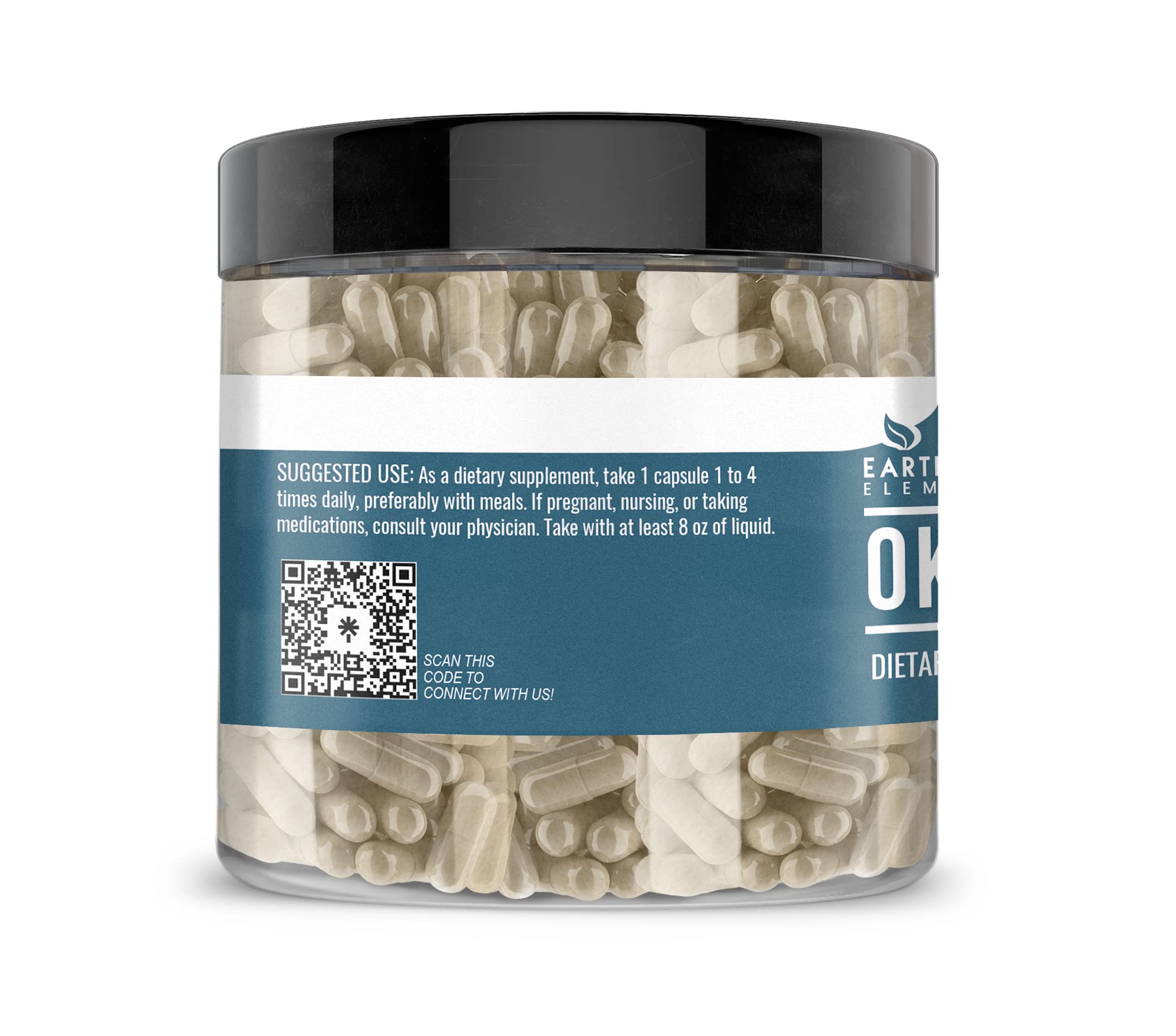 Foto 3 | Suplemento Dietético Earthborn Elements Extracto de Okra 200 Cápsulas - Venta Internacional