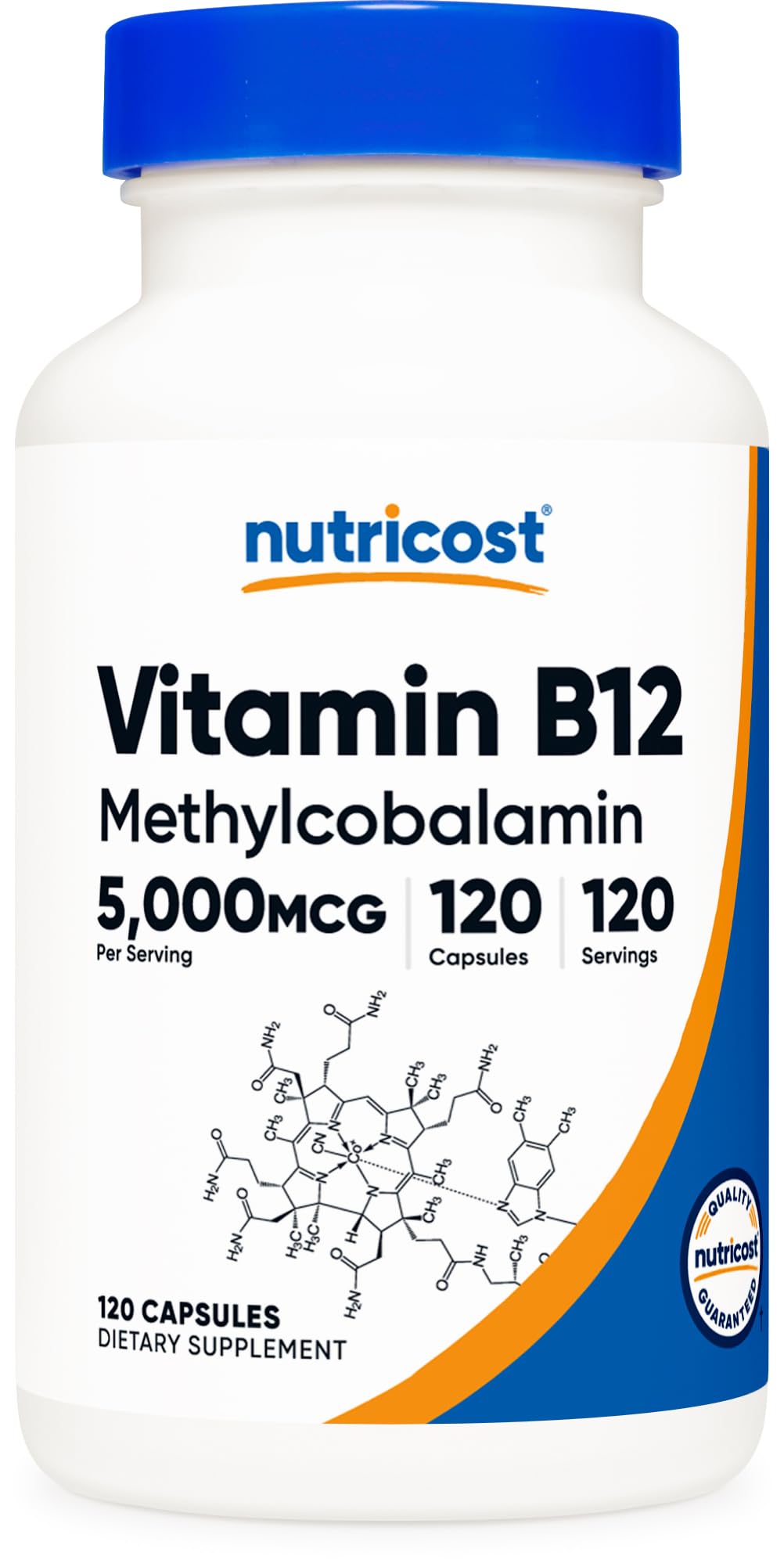 Foto 2 pulgar | Suplemento Nutricost Vitamina B12 5000 Mcg 120 Cápsulas - Venta Internacional
