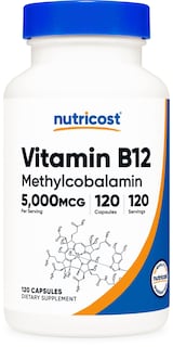 Foto 1 | Suplemento Nutricost Vitamina B12 5000 Mcg 120 Cápsulas - Venta Internacional